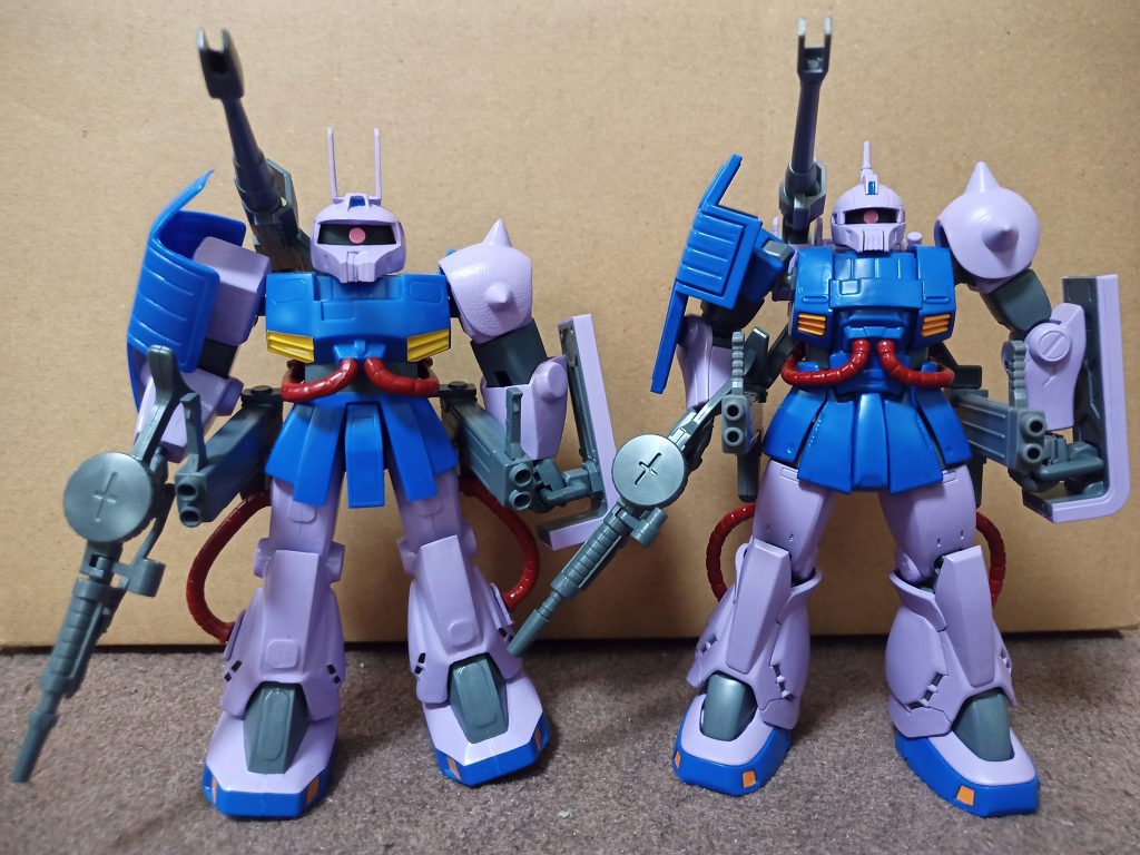 おまけ旧キット(ほぼストレート組み)との比較