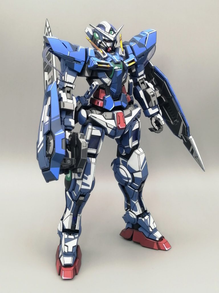 ガンプラ　MG ガンダムエクシア　塗装済　完成品 エコプラ MGガンダムエクシア｜@sin_990さんのガンプラ作品