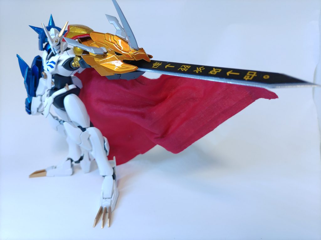 グレイソード今回のこだわりその１！刀身のデジ文字！刀身のスクラッチに加えて初めてデカールも自作しました。