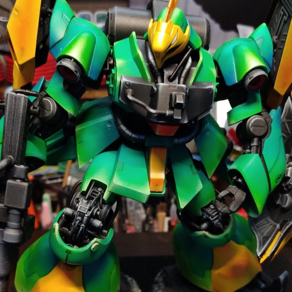 RE ヤクトドーガを油絵具、筆塗り塗装