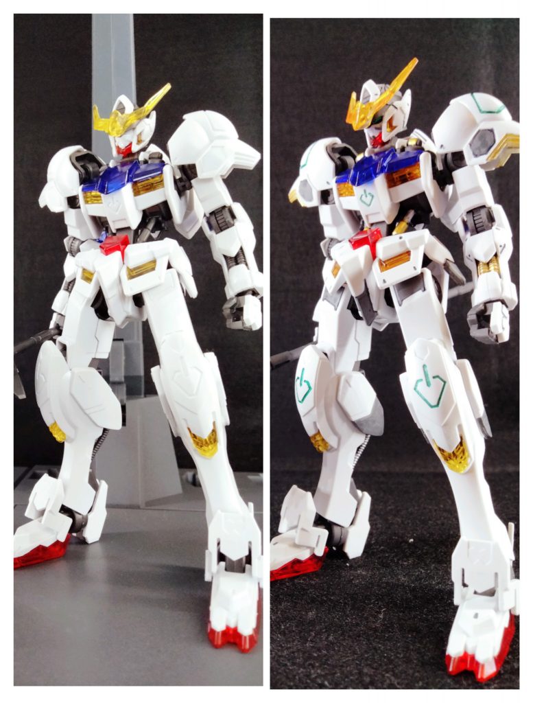 ビフォーアフターです。素組でも割とカッコいいのですが、手を入れるともっとカッコよくなりますね😊閲覧、ありがとうございましたm(_ _)m