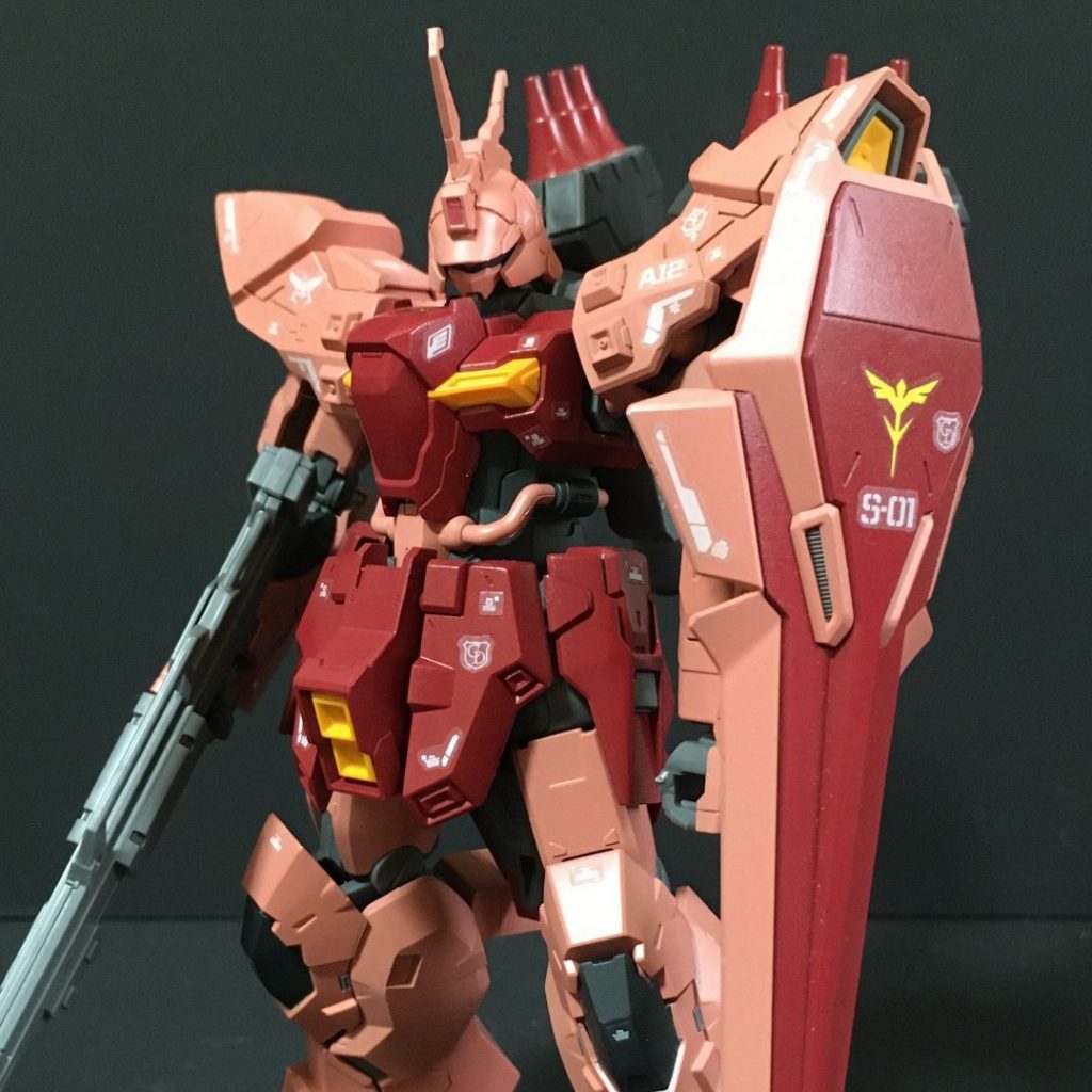 HGシャア専用 バルギル｜ロメオ８さんのガンプラ作品｜GUNSTA（ガンスタ）