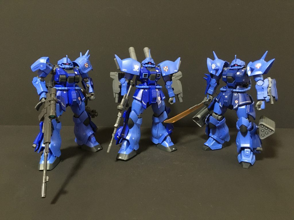 ランバラル専用イフリート３機の集合ショットです。イフリートカスタム　https://gumpla.jp/hg/1086101イフリート高機動型　https://gumpla.jp/hg/1086104イフリートイェガー　https://gumpla.jp/hg/1091074ご覧いただきありがとうございました。気に入っていただけたら　いいね！をよろしくお願いいたします。