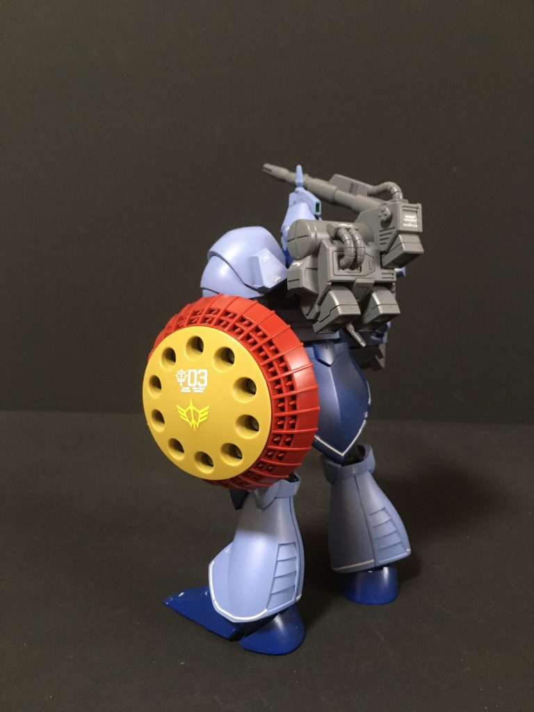 後方ショットバックパック+キャノン砲はゲルググキャノンのパーツを利用しています。