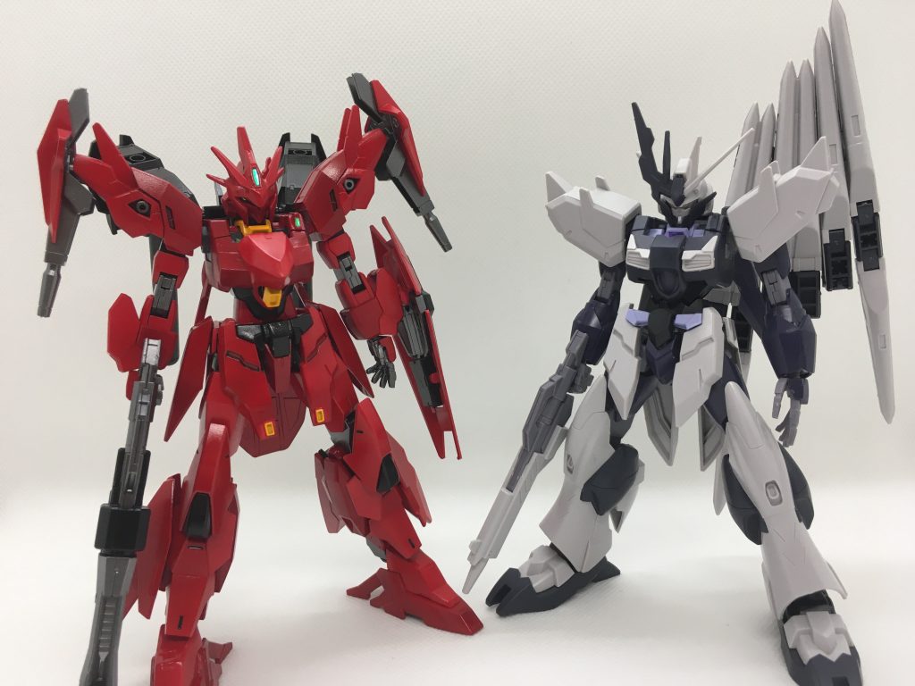 フェイクνガンダム(素組み)と。