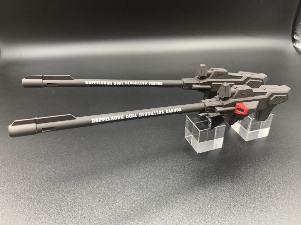 合わせて製作したドッペルホルン連装無反動砲はキットのままで、一部合わせ目が目立つ部分の分割を変更した程度です。