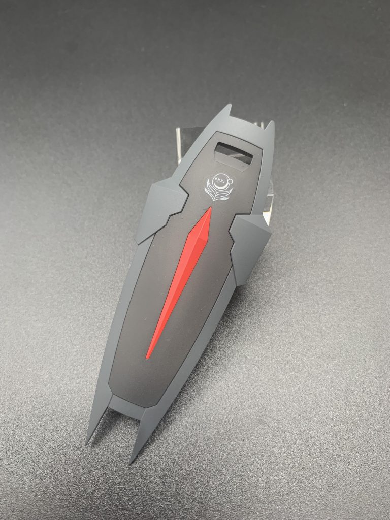 シールドもきれいに塗り分けましたが、赤はもう少しトーンを落とした方がよかったと思いました、、、