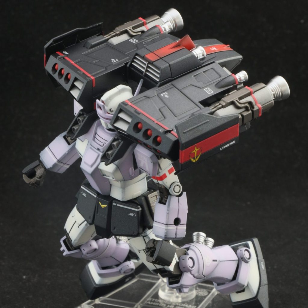 ジムインターセプトカスタム　 ジムインターセプトカスタムフェロウブースター装備 HG 1/144 ジム・インターセプトカスタム（フェロウ