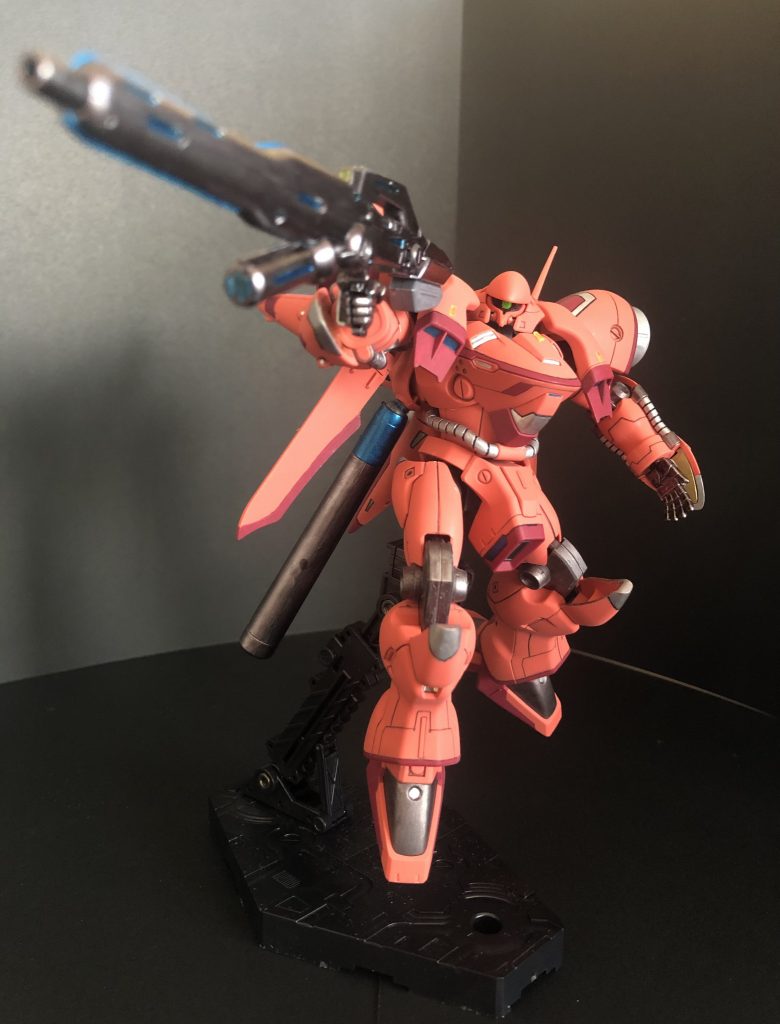 スジボリ、部分塗装、つや消しコートで仕上げました。