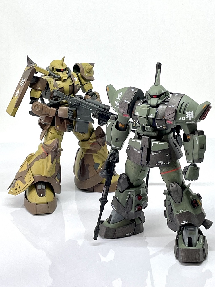 高機動型ザクII (ゲルググ先行試作型) 風｜gpo144さんのガンプラ作品 