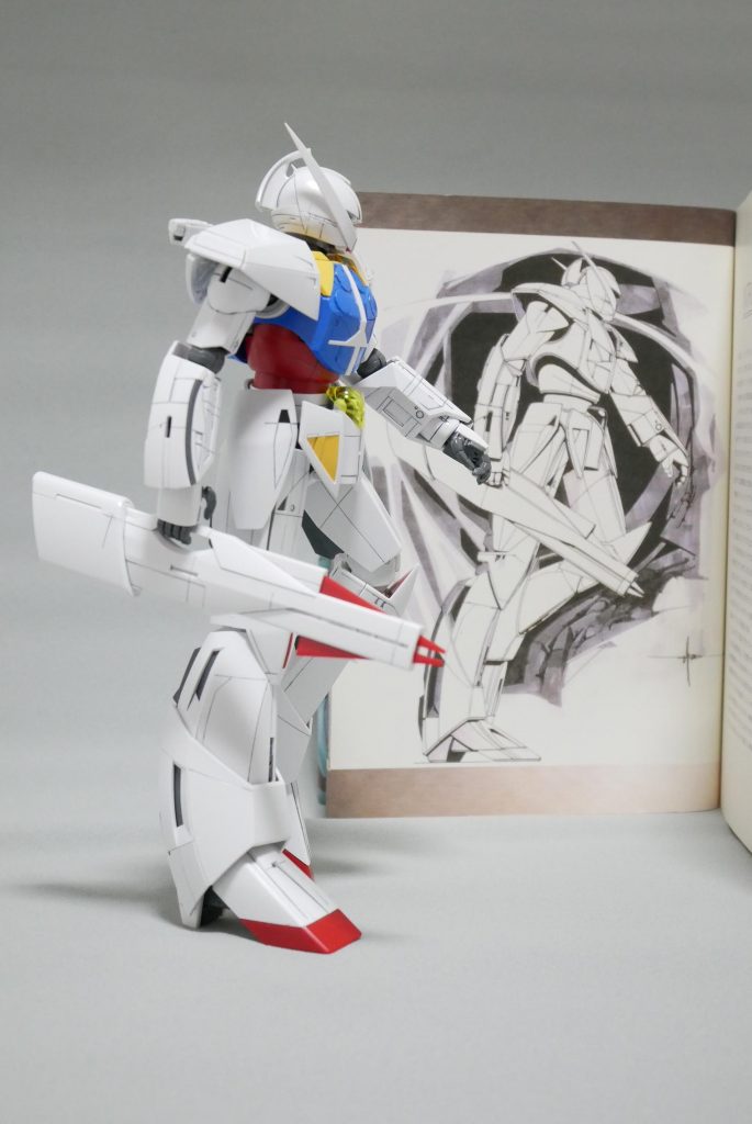 バンダイさんの開発技術に感動しました！！一生懸命ポージングをマネするターンエーガンダムｗ