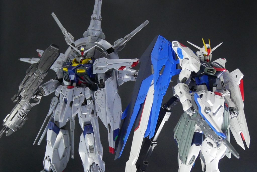 激闘と繰り広げてくれた仲良しプロヴィデンスガンダムとツーショット♪