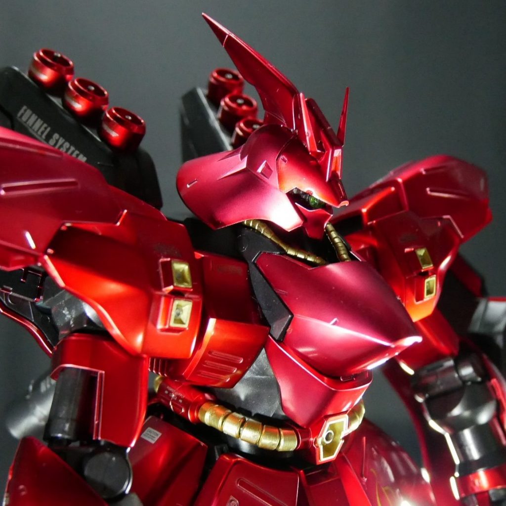 ガンプラ MG SAZABI サザビー メタリックコーティングバージョン www