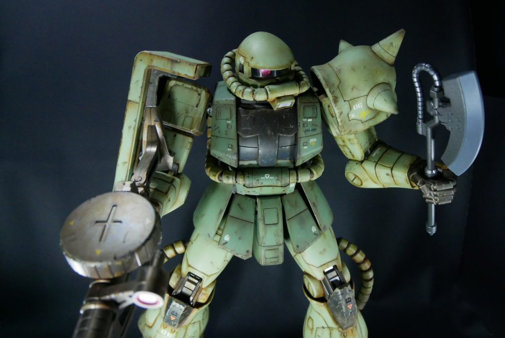 1/48 メガサイズモデル 量産型ザク–6枚目/制作者：suteteko76