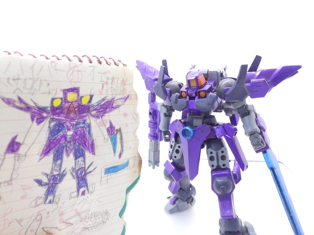 リーオーの体幹としては違いがありません。キットのままです。