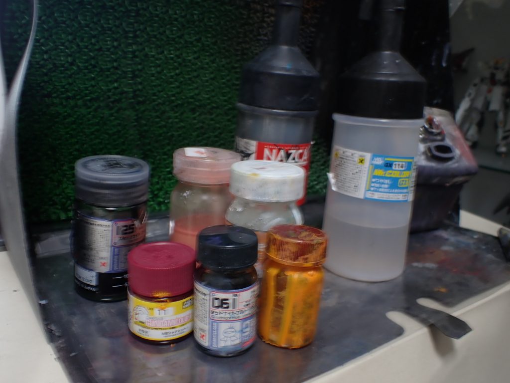使用した塗料です。