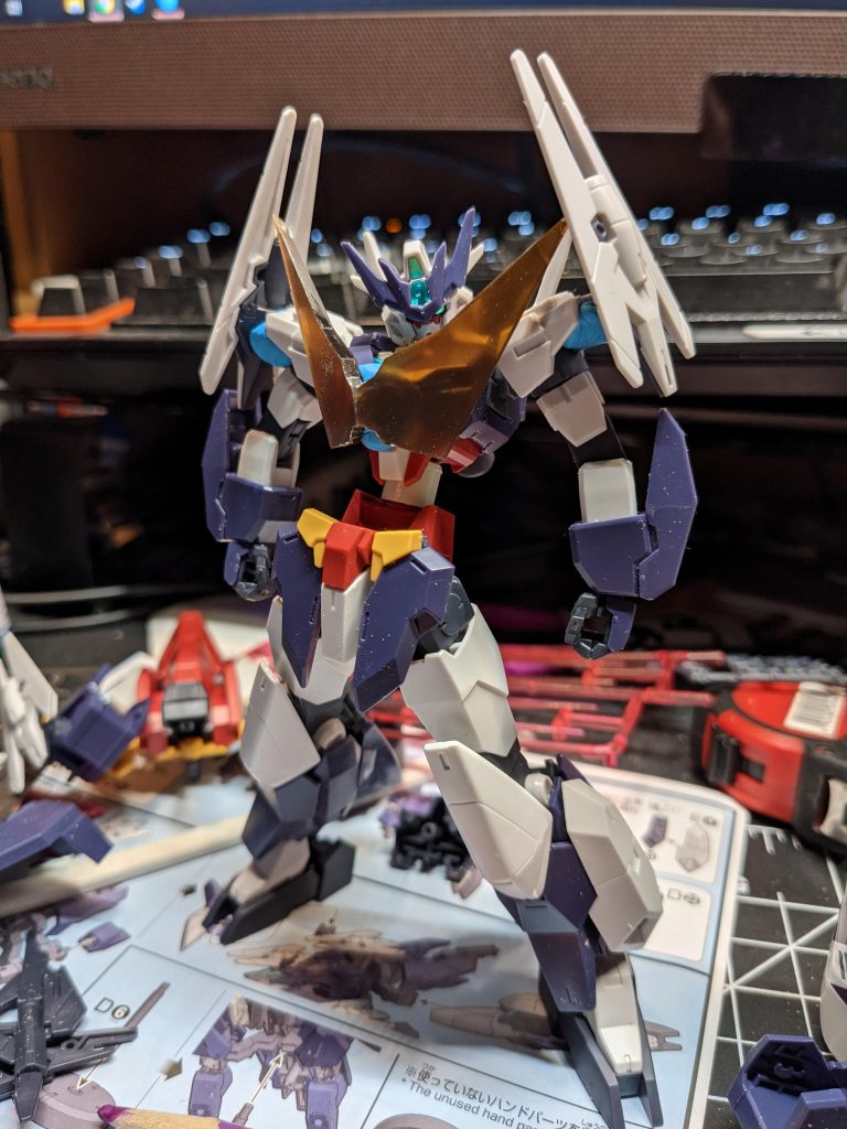 Considering the proportions and placement of parts is the most important part of customizing a Gunpla.