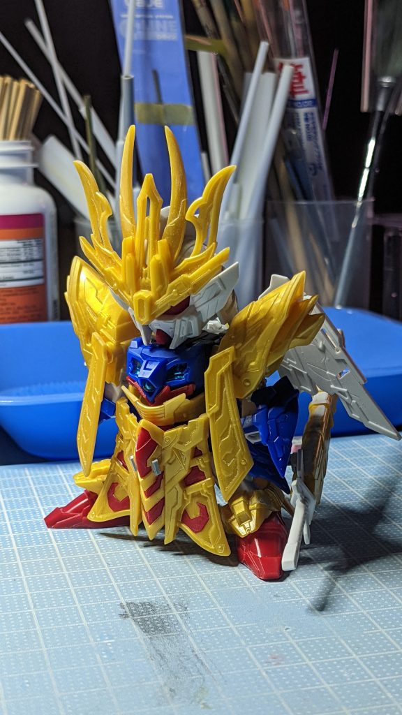 あとフロントアーマーのモールドを一部プラ板にて作成しました。