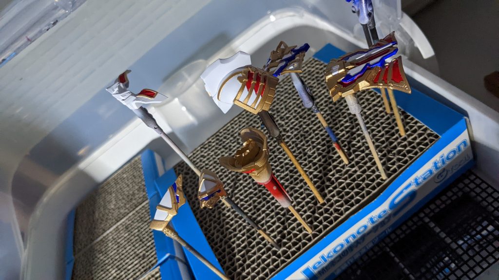 やはり塗り分けはかなり困難でした。正直まだまだ甘いと思います。