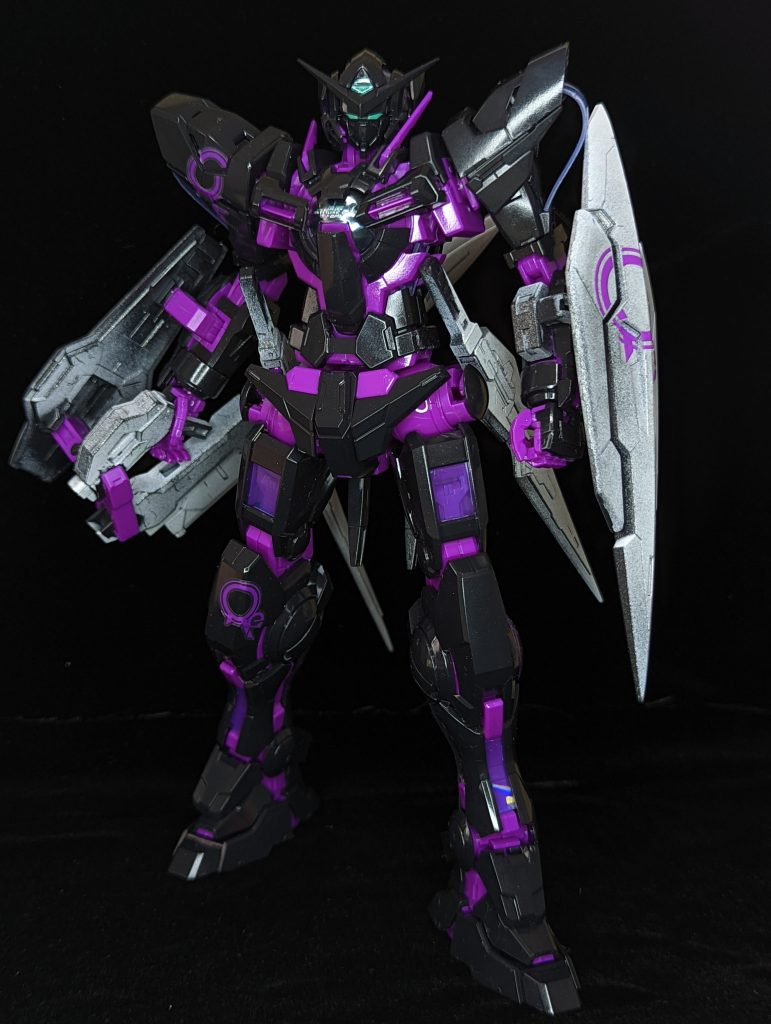 エクシア[リサーキュレーションカラー/ネオンパープル]武器だけ塗装–4枚目/制作者：@dora_e_m