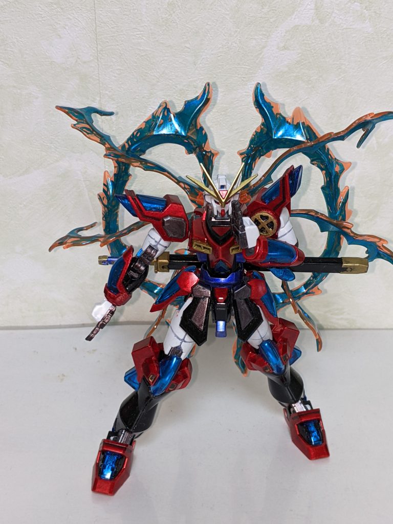 山崩し　月山　散りの舞。本当は刀が周りに17本、しかもクルクル回っている‥‥用意できませんでした。