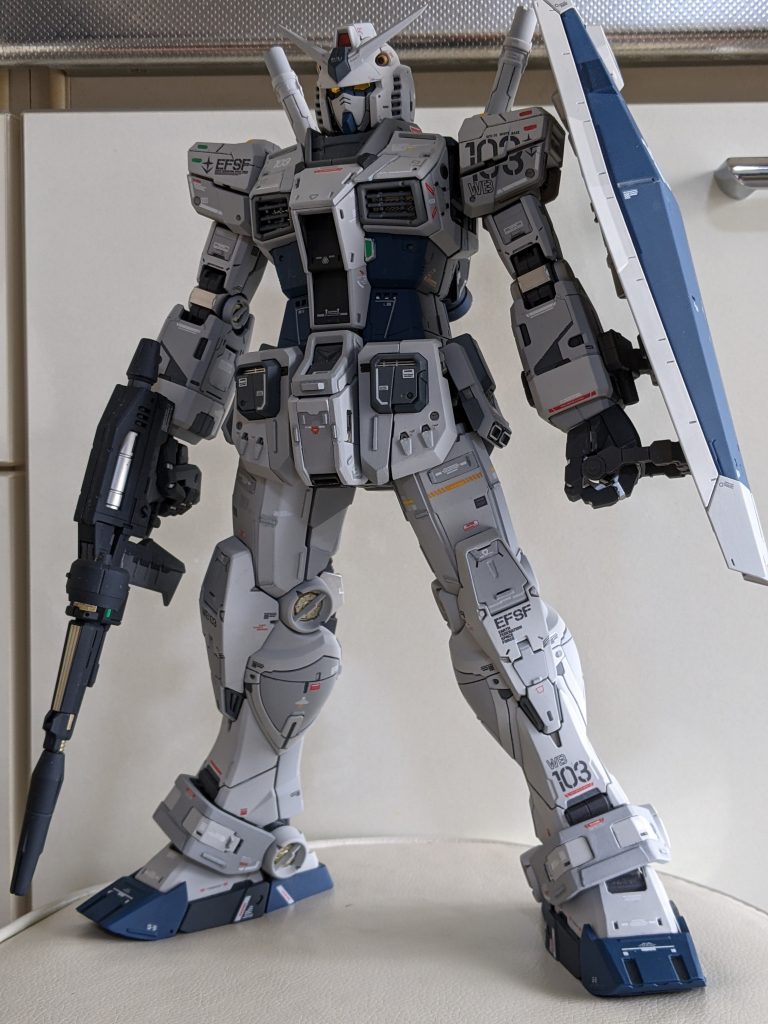 筆塗りアンリシュードガンダム–4枚目/制作者：raiken