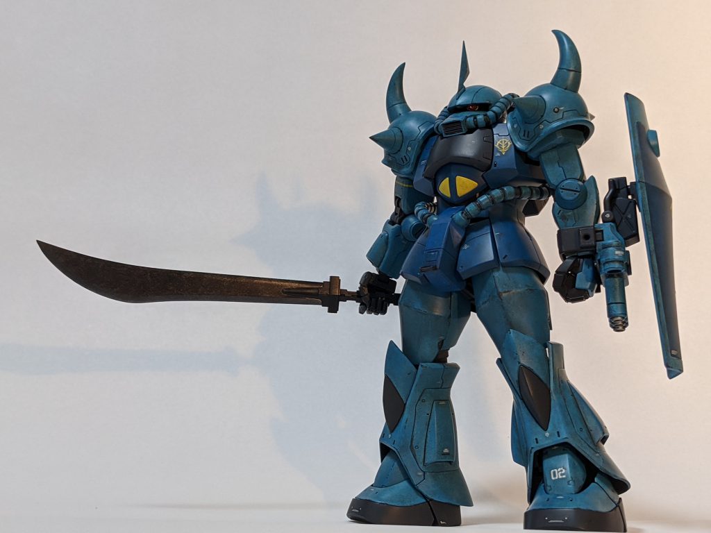 新MAX塗りがやりたかったのですが、筆塗りが下手すぎて、スポンジに切り替えました。