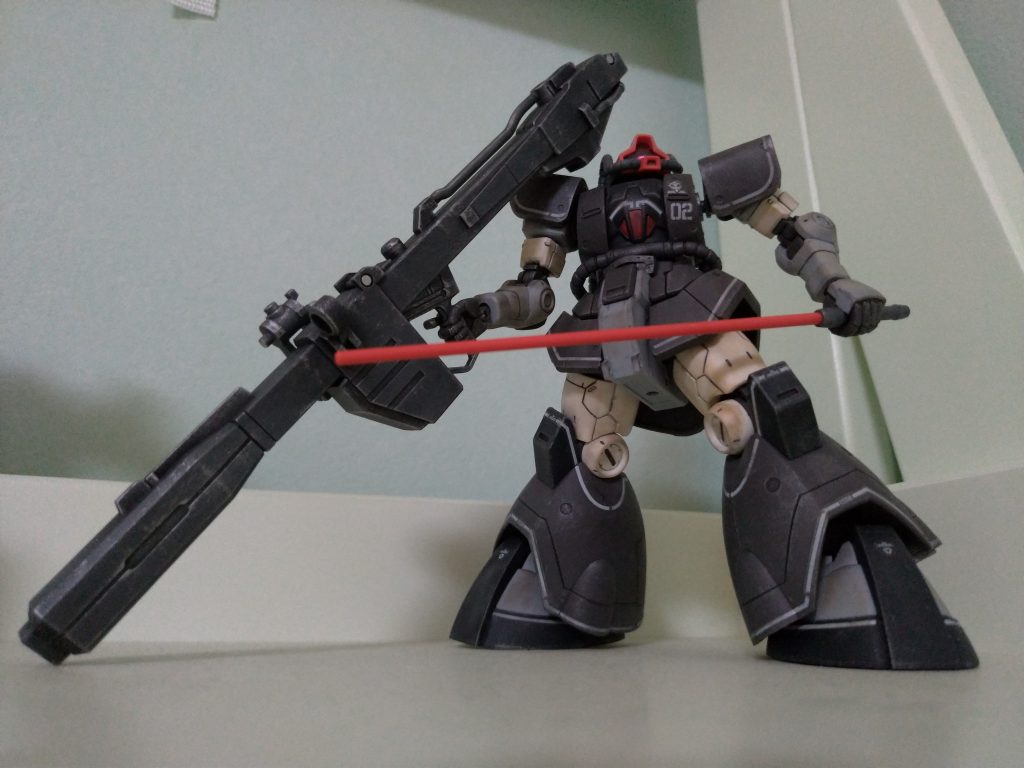 塗装前のウェザリング簡単仕上げです。これでも十分格好良いですよね自画自賛w