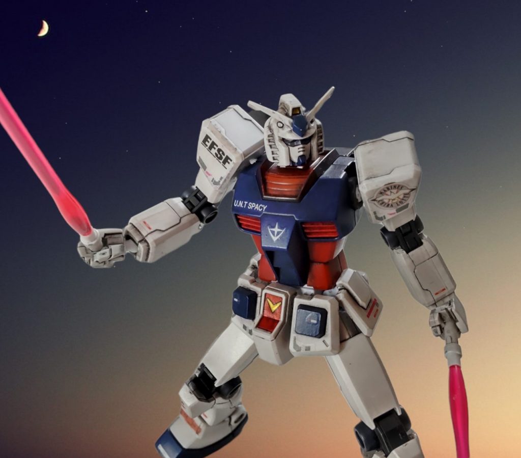 HGUC RX78-02 ガンダム【サンダーボルト風】–2枚目/制作者：otohiko0201