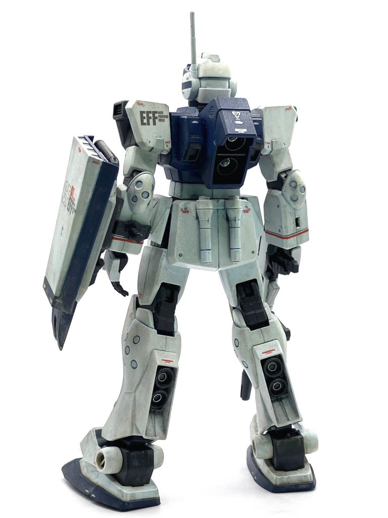 グリプス戦役前くらいの、配備から結構な年月が経ったカンジをイメージしてウェザリングしてます。