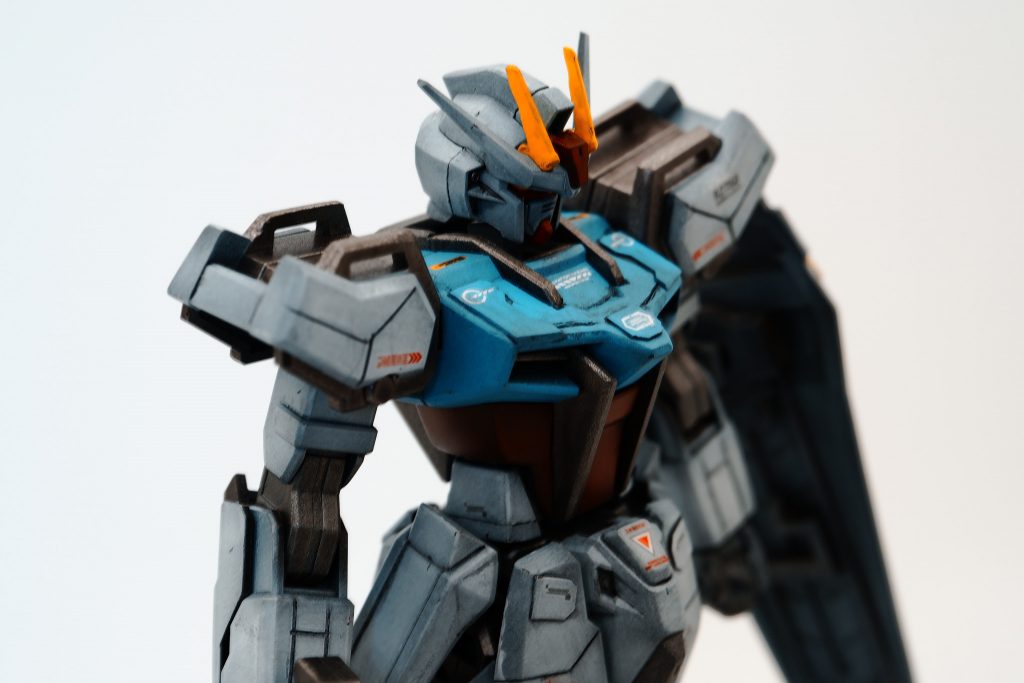 バストアップ。表面処理やプラ板は効果が出てるのか微妙な所です。