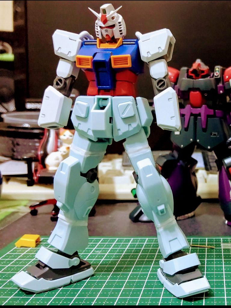 胴は３ミリ、腿は2.4ミリ、脛は2.4ミリ、それぞれ延長しました。