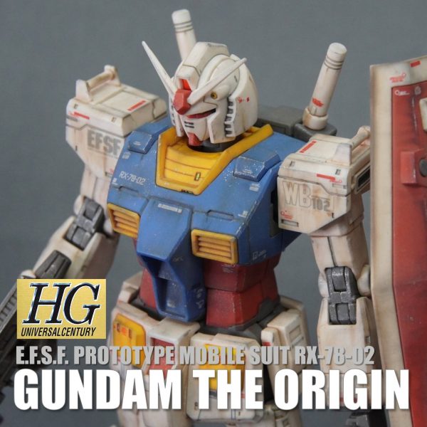 HG RX-78-02 GUNDAM THE ORIGIN