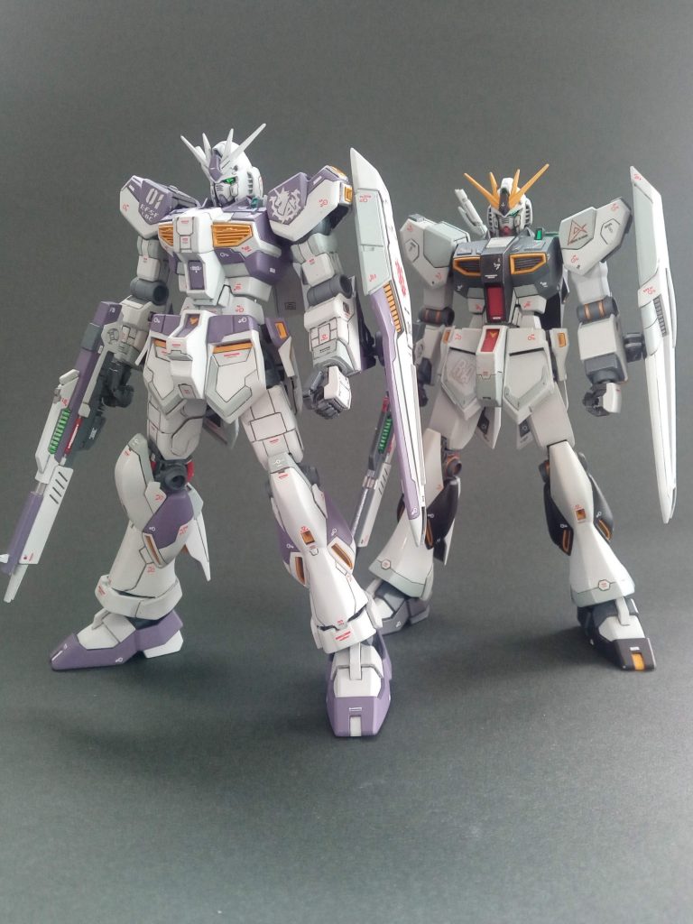 今回のエントリーグレードのνガンダムは2体目で、前回のものは、時間をかけず、ちょい改造みたいな感じでした。その時の”こうしたかったなー”という反省点を今回は大分できたかなーと思います。前回のνガンダム→https://gumpla.jp/other/1013530
