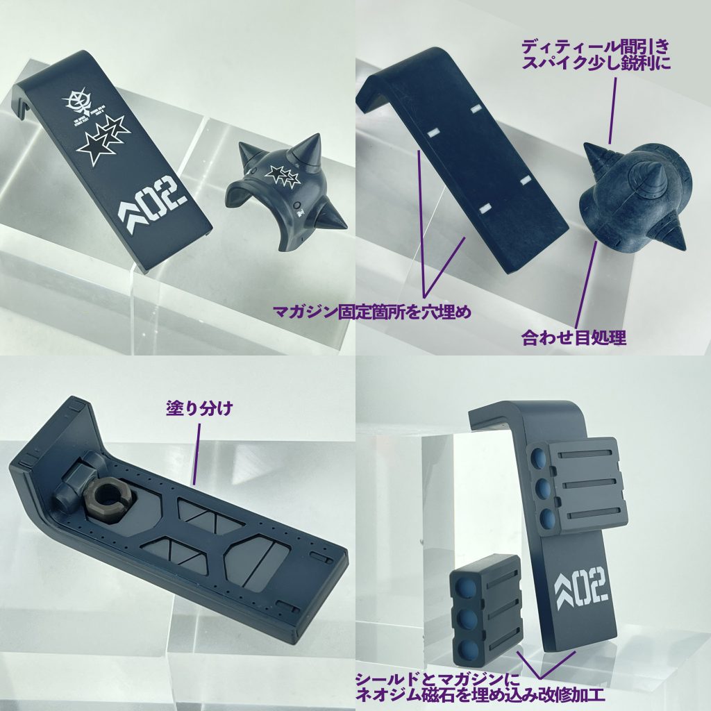 MS-06R-1A 高機動型ザクⅡ マッシュ専用機　–4枚目/制作者：furefure_ror