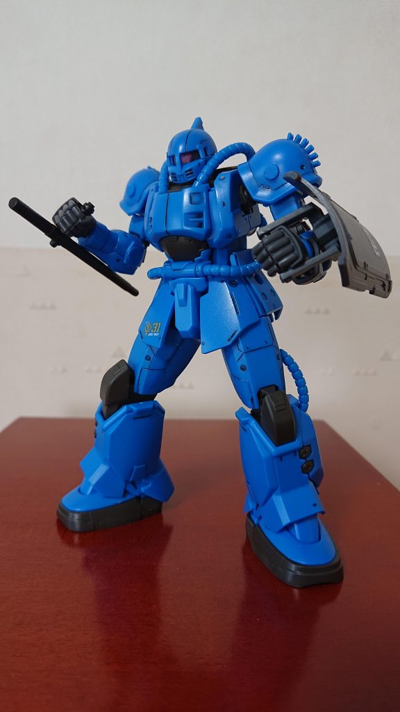 今回は軽い墨入れと半つやのトップコート吹いてます♪