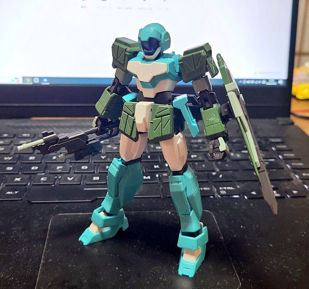 塗装前のショットこういう感じでミキシングしていました