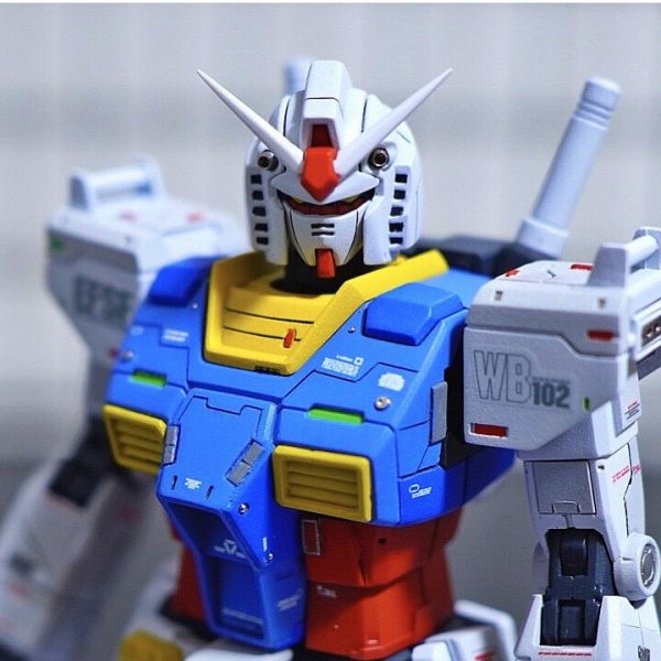 【HG】ORIGIN GUNDAMをPGのUNLEASHED(アンリーシュド)風にしてみたら・・・