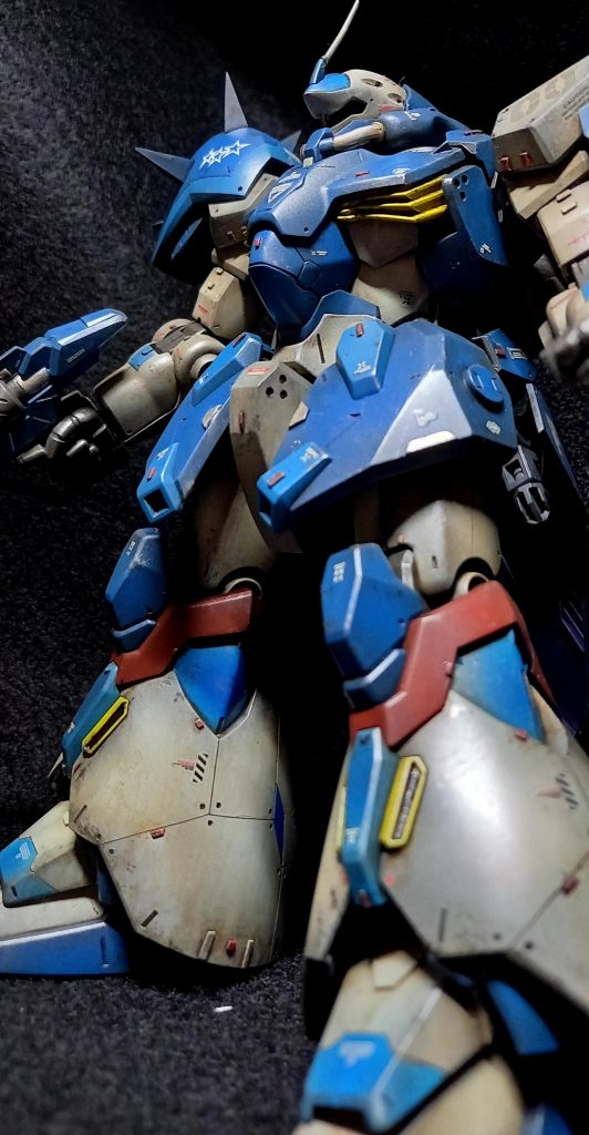 HGメッサー 瀧川カラーバージョン 汚し塗装–2枚目/制作者：@feiru777