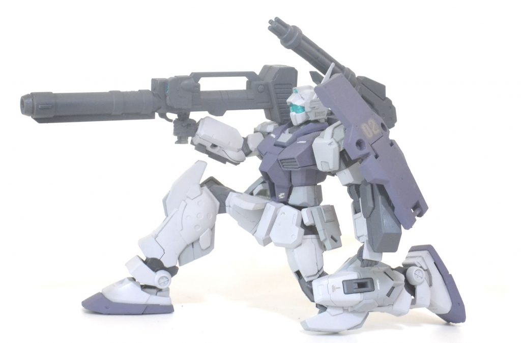 バズーカはブラックライダーのものです。どちらのキットも新しめなので可動は良好です。