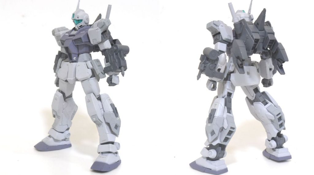 機動力に全振りした1号機バックパックはブラックライダーとその余剰パーツ(ペイルライダー)で盛りました。