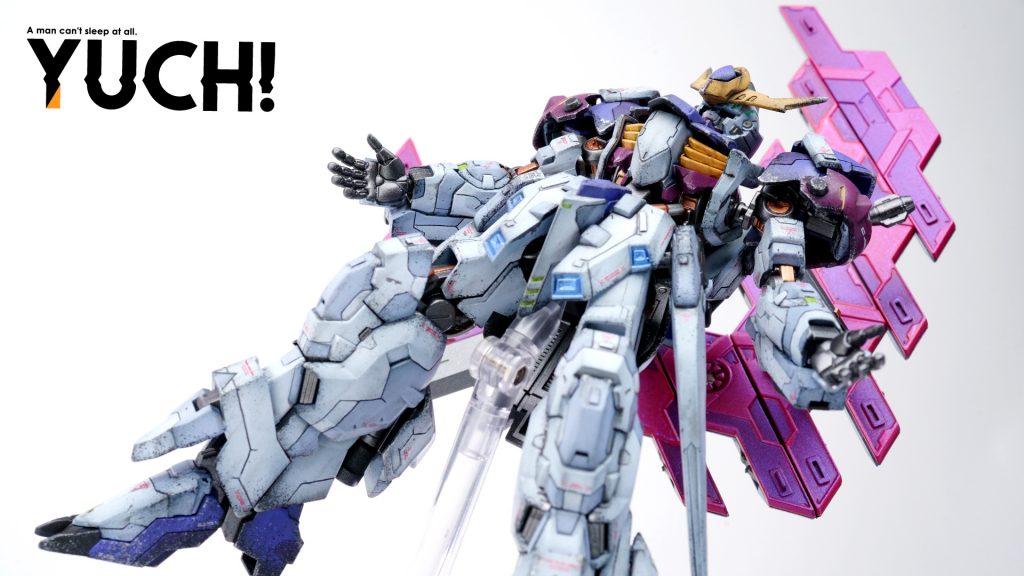 三日月ガンダム！ ミカヅキの愛機 + ムーンガンダム–2枚目/制作者：眠れない男ユチ