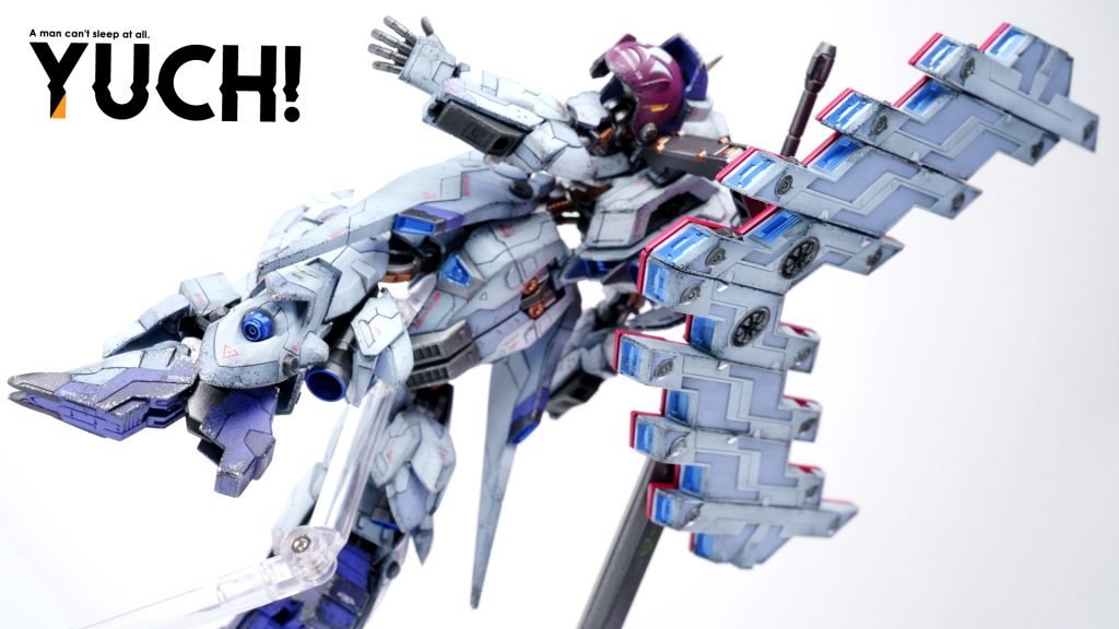 三日月ガンダム！ ミカヅキの愛機 + ムーンガンダム–3枚目/制作者：眠れない男ユチ