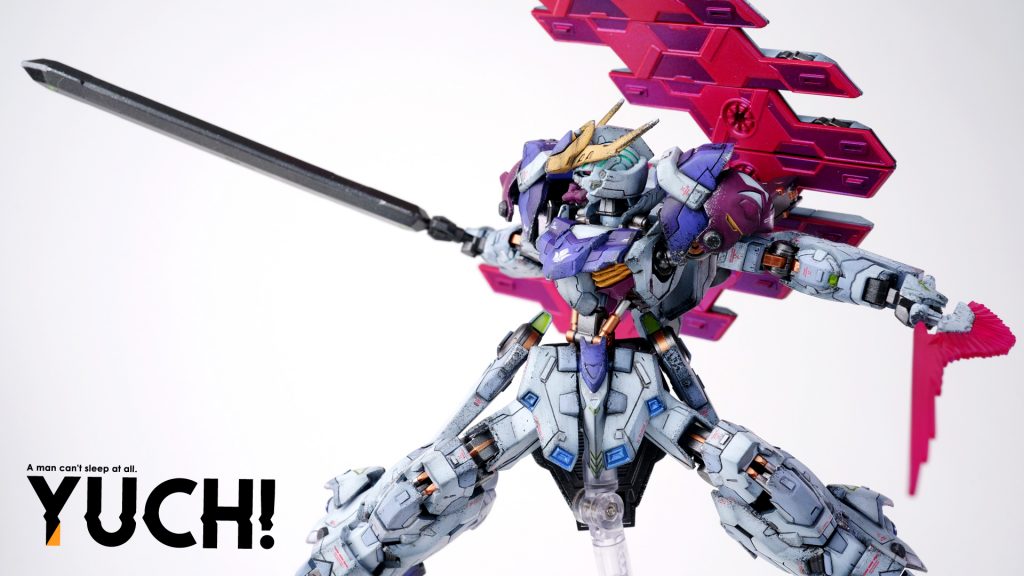 三日月ガンダム！ ミカヅキの愛機 + ムーンガンダム–2枚目/制作者：眠れない男ユチ