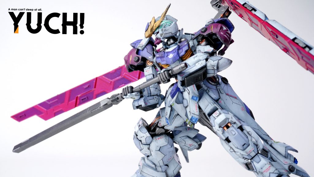 三日月ガンダム！ ミカヅキの愛機 + ムーンガンダム–3枚目/制作者：眠れない男ユチ