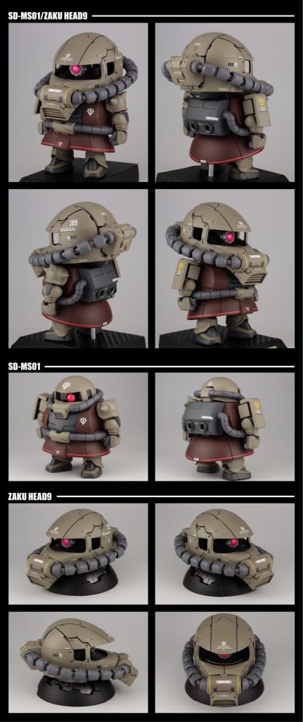ZAKU HEAD＆SD-MS01/EXCEED MODEL–4枚目/制作者：SAT