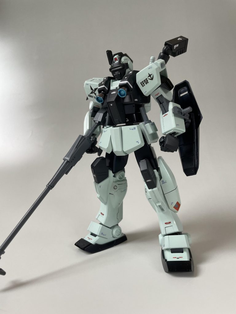 武装はフェダーインライフルはハンブラビ、シールドはアイザックから。