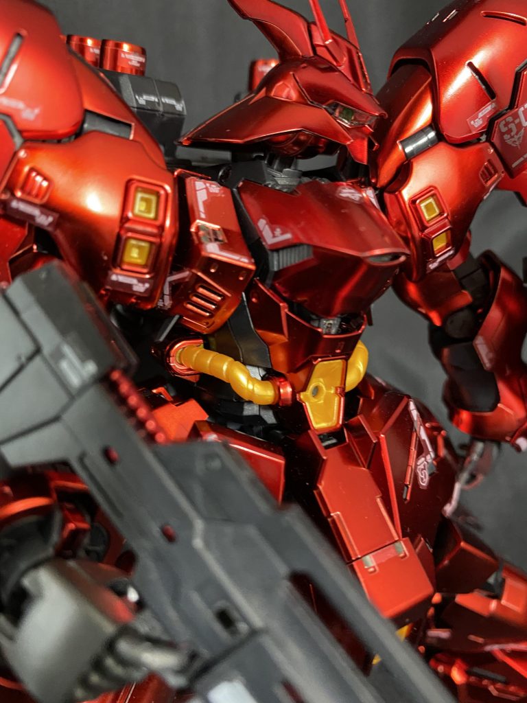 バンダイさんのSPコーティングはとても素晴らしいですが、ゲート処理がなかなか大変でした…_:(´ཀ`」 ∠):次は全部アンダーゲートでお願いします！と思ってしまいますね>_<まだまだ頑張って積みプラ崩し楽しみます！ご覧頂きありがとうございました♪