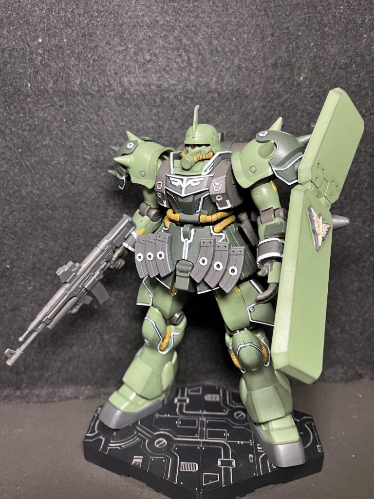 指揮官機へ頭パーツ換装うーんカッコイイ！