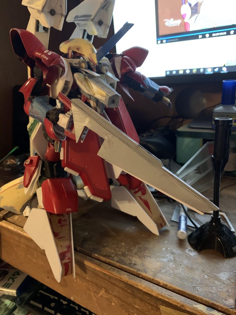 プラ板、パイプで制作